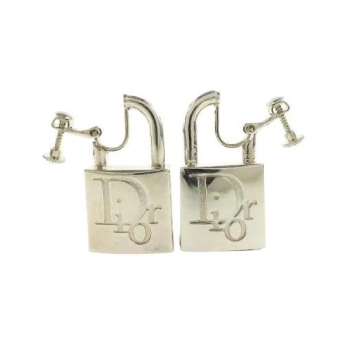 Pre-owned Metal dior-jewelry Dior Vintage , Gray , Dames