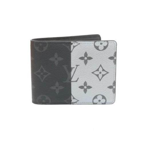 Pre-owned Canvas wallets Louis Vuitton Vintage , Black , Dames