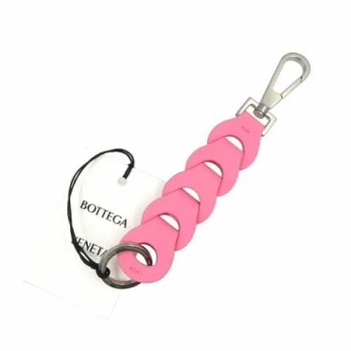 Pre-owned Leather key-holders Bottega Veneta Vintage , Pink , Dames