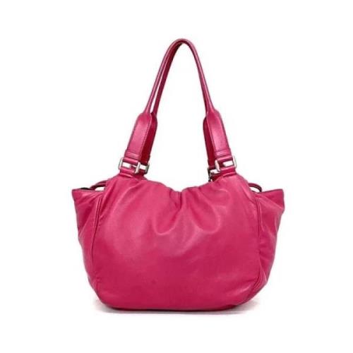 Pre-owned Leather totes Loewe Pre-owned , Red , Dames