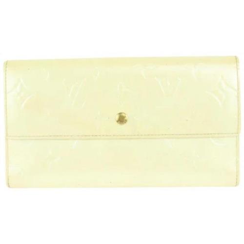 Tweedehands portemonnees Louis Vuitton Vintage , Beige , Dames