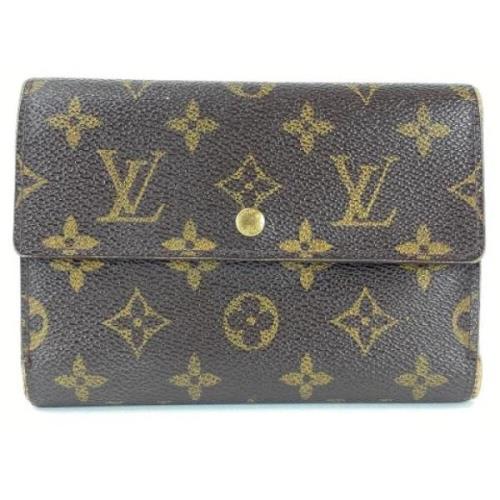 Tweedehands portemonnees Louis Vuitton Vintage , Brown , Dames