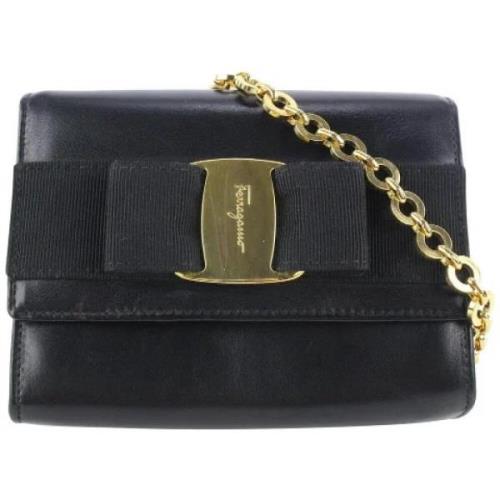 Voldoende lederen crossbody-bags Salvatore Ferragamo Pre-owned , Black...