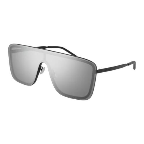 Sunglasses SL 364 Mask Saint Laurent , Gray , Unisex