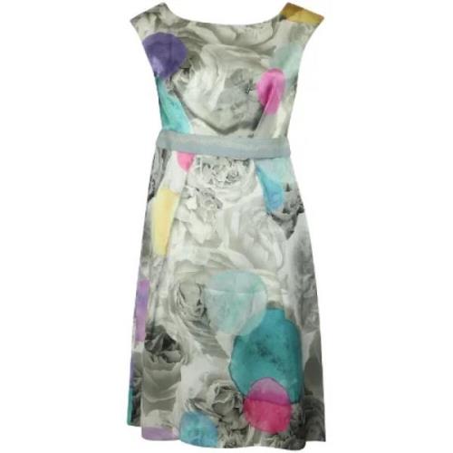 Pre-owned Silk dresses Moschino Pre-Owned , Multicolor , Dames