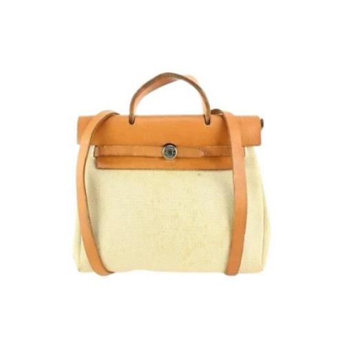 Tweedehands rugzak Hermès Vintage , Beige , Dames