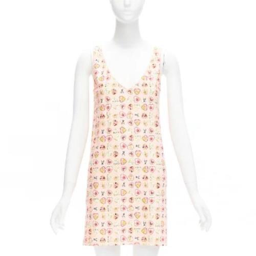 Pre-owned Fabric dresses Chanel Vintage , Pink , Dames
