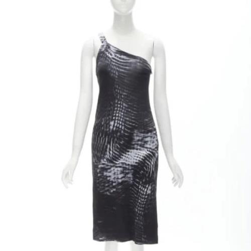 Pre-owned Viscose dresses Gucci Vintage , Gray , Dames