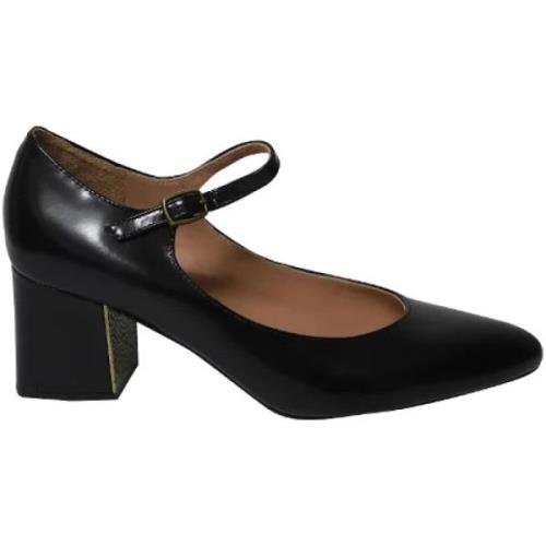 Pre-owned Leather heels Jil Sander Pre-owned , Black , Dames