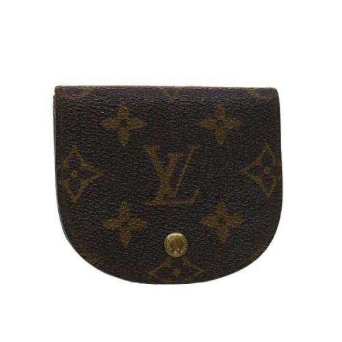 Monogram Canvas Muntportemonnee Louis Vuitton Vintage , Brown , Dames