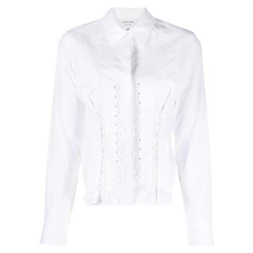 Stijlvolle Shirt voor Heren Marine Serre , White , Dames