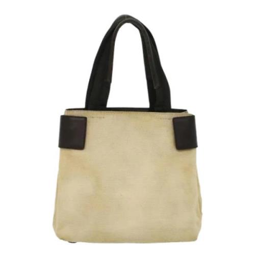 Pre-owned Canvas prada-bags Prada Vintage , Beige , Dames