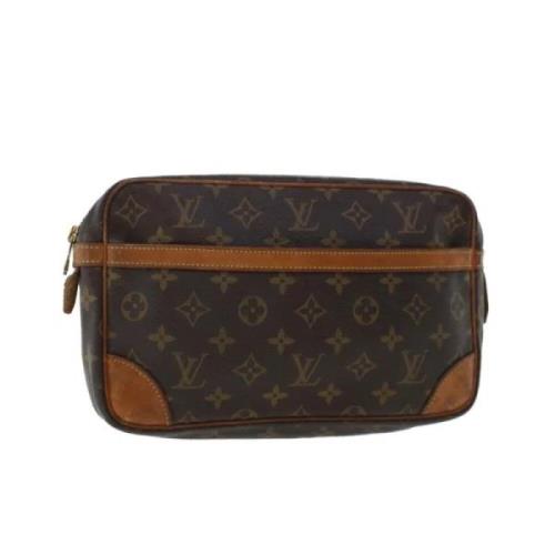 Pre-owned Canvas louis-vuitton-bags Louis Vuitton Vintage , Brown , Da...