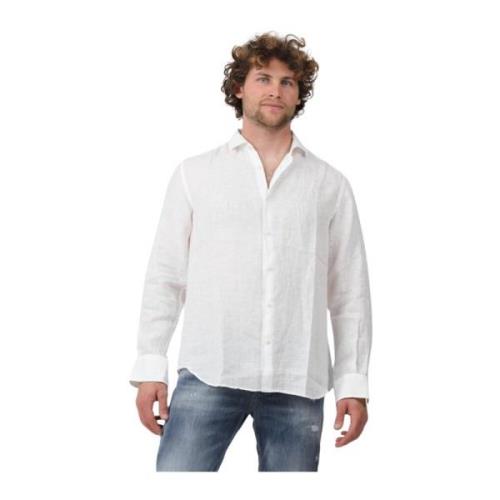 Stijlvol Overhemd MC2 Saint Barth , White , Heren