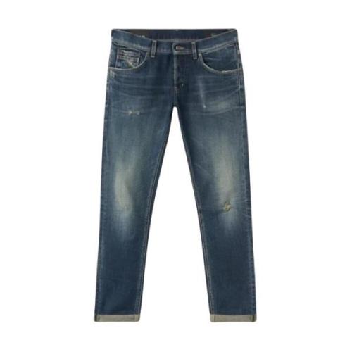 Slim-Fit Stijlvolle Ritchie Jeans Upgrade Dondup , Blue , Heren