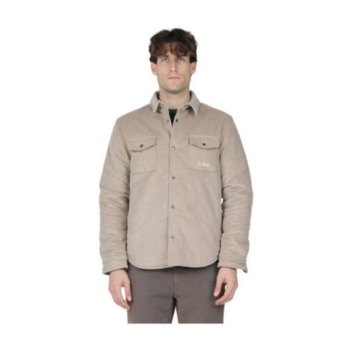 Corduroy Knoopjas MC2 Saint Barth , Beige , Heren