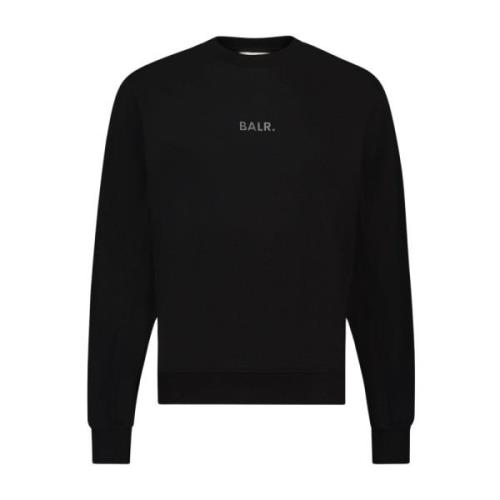 Stijlvolle Fleece Trui Balr. , Black , Heren