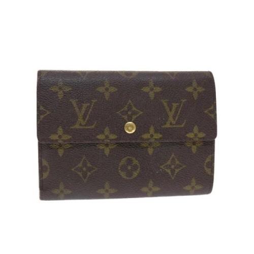 Pre-owned Canvas wallets Louis Vuitton Vintage , Brown , Dames