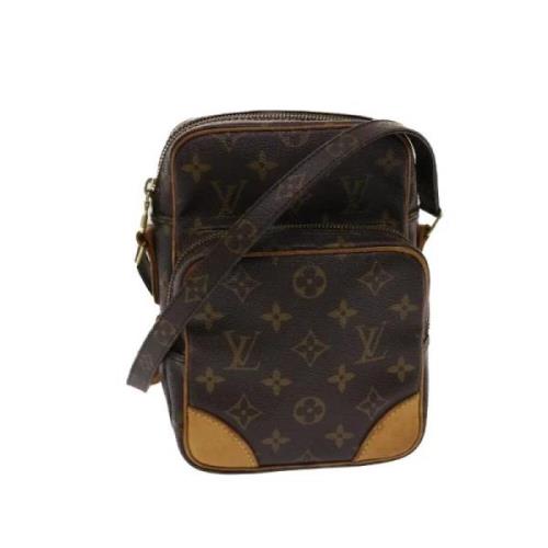 Pre-owned Canvas louis-vuitton-bags Louis Vuitton Vintage , Brown , Da...