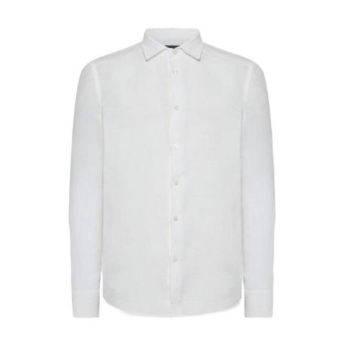 Stijlvol Wit Overhemd Peuterey , White , Heren