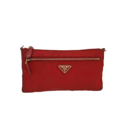 Pre-owned Nylon prada-bags Prada Vintage , Red , Dames
