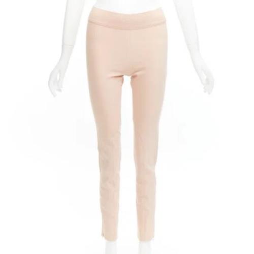 Pre-owned Cotton bottoms Stella McCartney Pre-owned , Beige , Dames