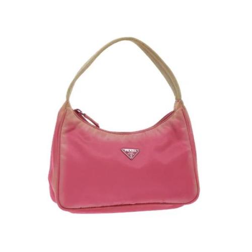 Pre-owned Nylon prada-bags Prada Vintage , Pink , Dames