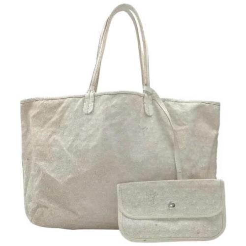 Voldoende lederen schoudertassen Goyard Vintage , White , Dames