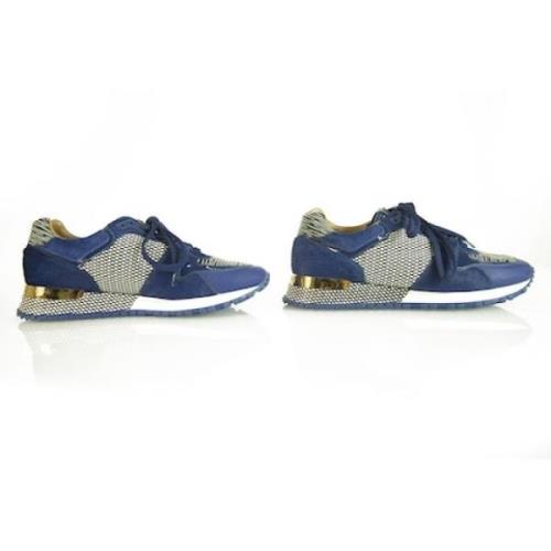 Pre-owned sneakers Louis Vuitton Vintage , Blue , Dames