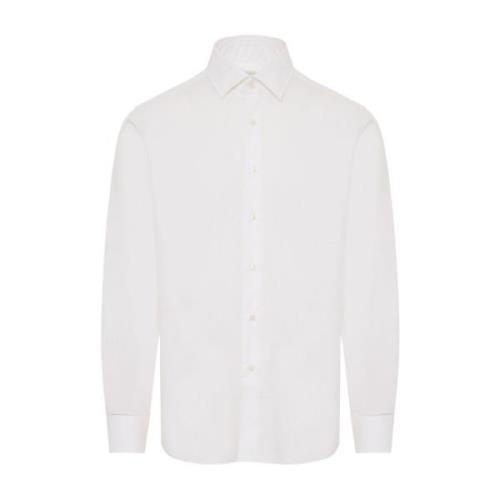 Elegante Katoenen Overhemden Xacus , White , Heren