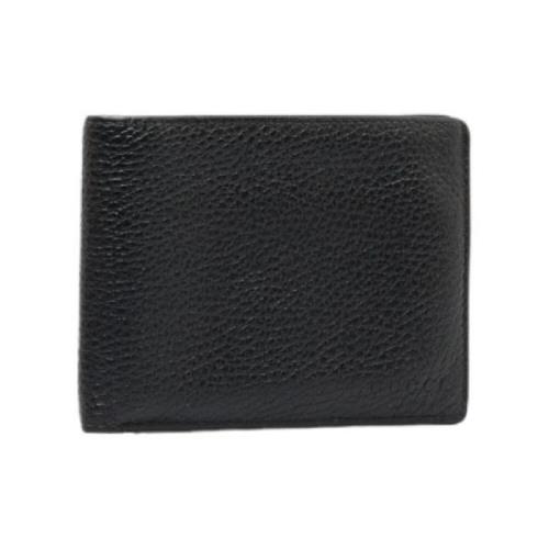 Pre-owned Leather wallets Gucci Vintage , Black , Heren