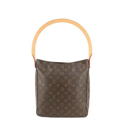 Vintage Schoudertas Louis Vuitton Vintage , Brown , Dames