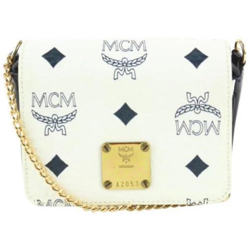 Pre-eigendom canvas crossbody-bags MCM Pre-owned , White , Dames