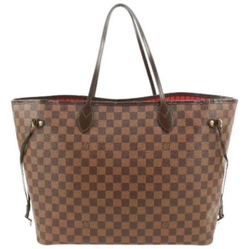 Fl0158 Canvas Tassen Louis Vuitton Vintage , Brown , Dames