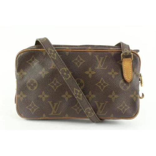 Tweedehands Schoudertas Louis Vuitton Vintage , Brown , Dames