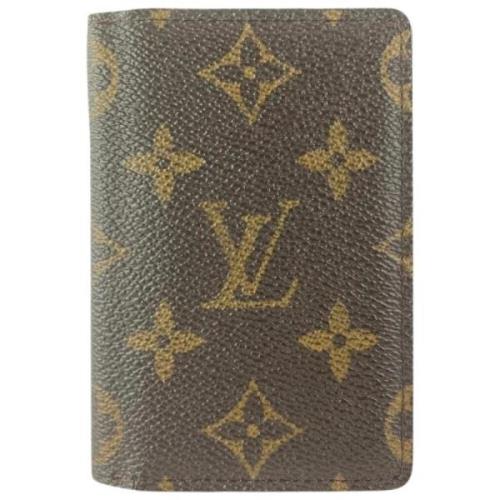 Canvas Portemonnees, Tweedehands, Mi0077 Louis Vuitton Vintage , Brown...