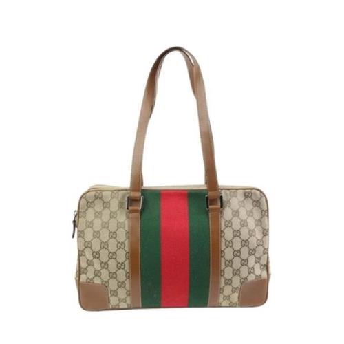 Tweedehands Schoudertas Gucci Vintage , Brown , Dames