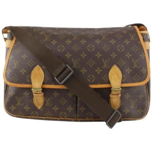 Vintage Schoudertas Louis Vuitton Vintage , Brown , Dames