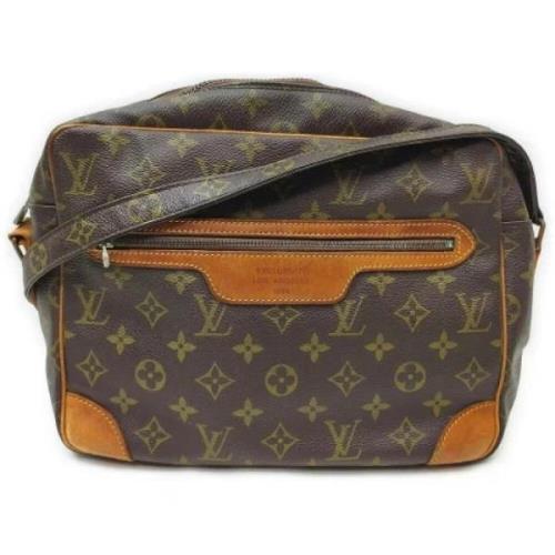 Vintage Schoudertas Louis Vuitton Vintage , Brown , Dames