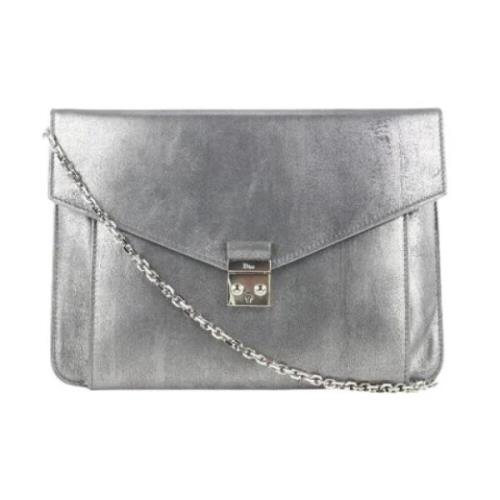 Tweedehands schoudertas Dior Vintage , Gray , Dames