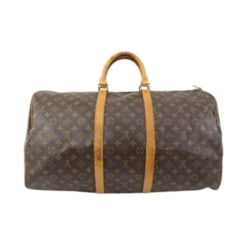 Tweedehands weekendtas Louis Vuitton Vintage , Brown , Dames