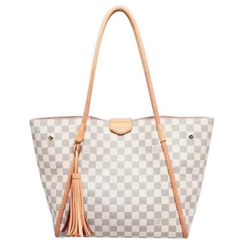 Tweedehands handtas Louis Vuitton Vintage , Beige , Dames