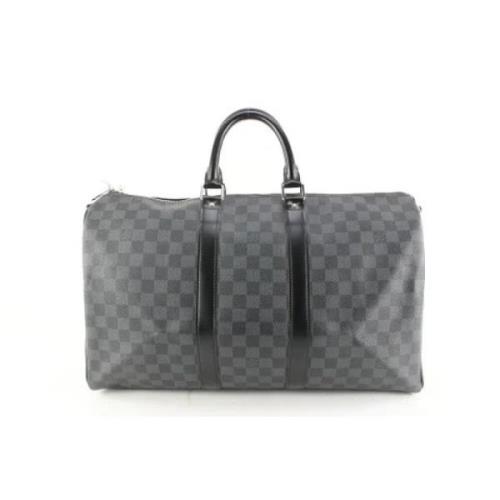 Tweedehands weekendtas Louis Vuitton Vintage , Gray , Dames