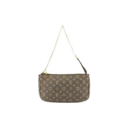 Fl1026 Canvas Tassen Louis Vuitton Vintage , Brown , Dames