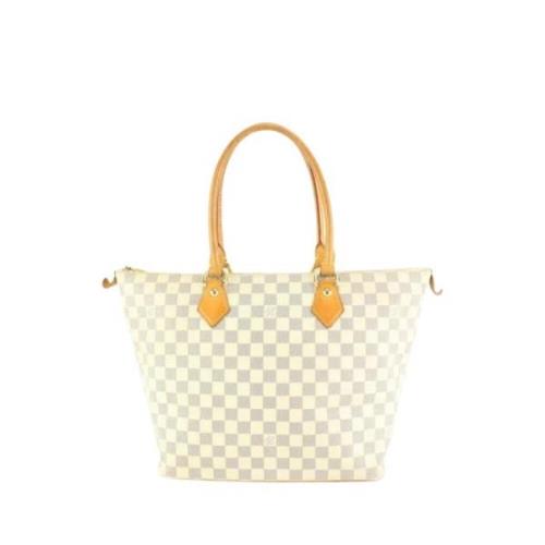 Pre-owned Draagtas Louis Vuitton Vintage , White , Dames