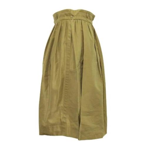 Pre-owned Skirt Yves Saint Laurent Vintage , Green , Dames