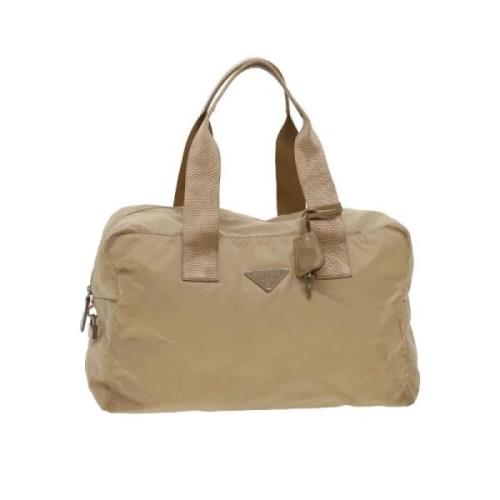 Pre-owned Nylon prada-bags Prada Vintage , Beige , Dames