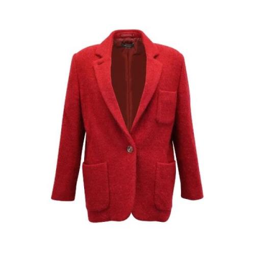 Pre-owned Wool outerwear Isabel Marant Pre-owned , Red , Dames