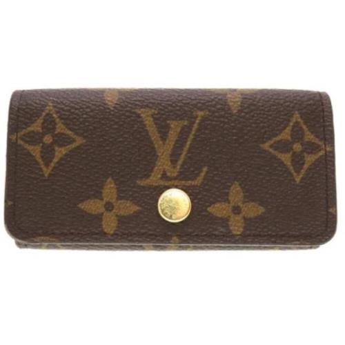 Pre-owned Coated canvas key-holders Louis Vuitton Vintage , Brown , Da...