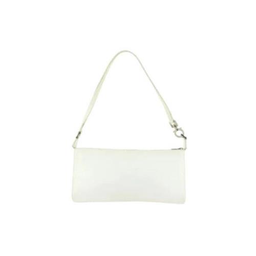 Preated canvas schouderzakken Salvatore Ferragamo Pre-owned , White , ...